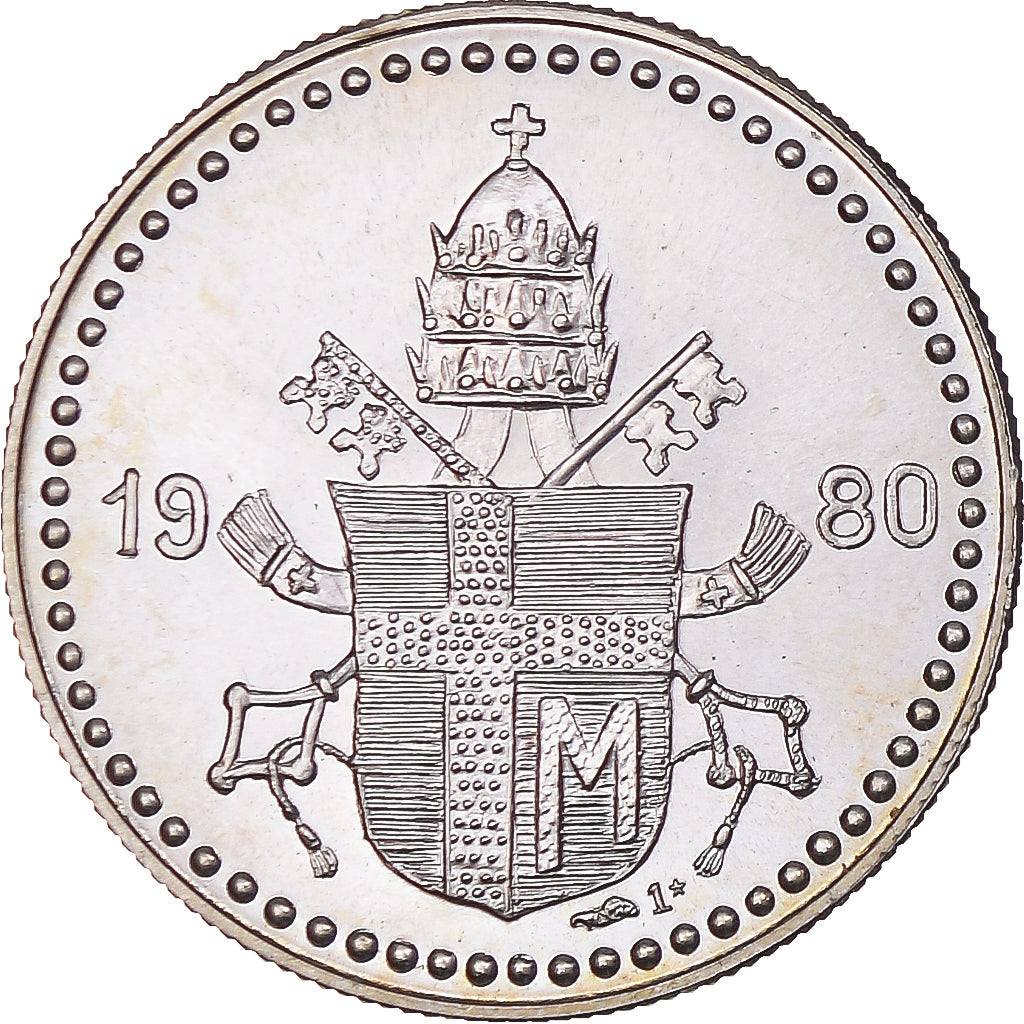 Vatican, Medal, Jean-Paul II, Religions & beliefs, MS(63), Silver