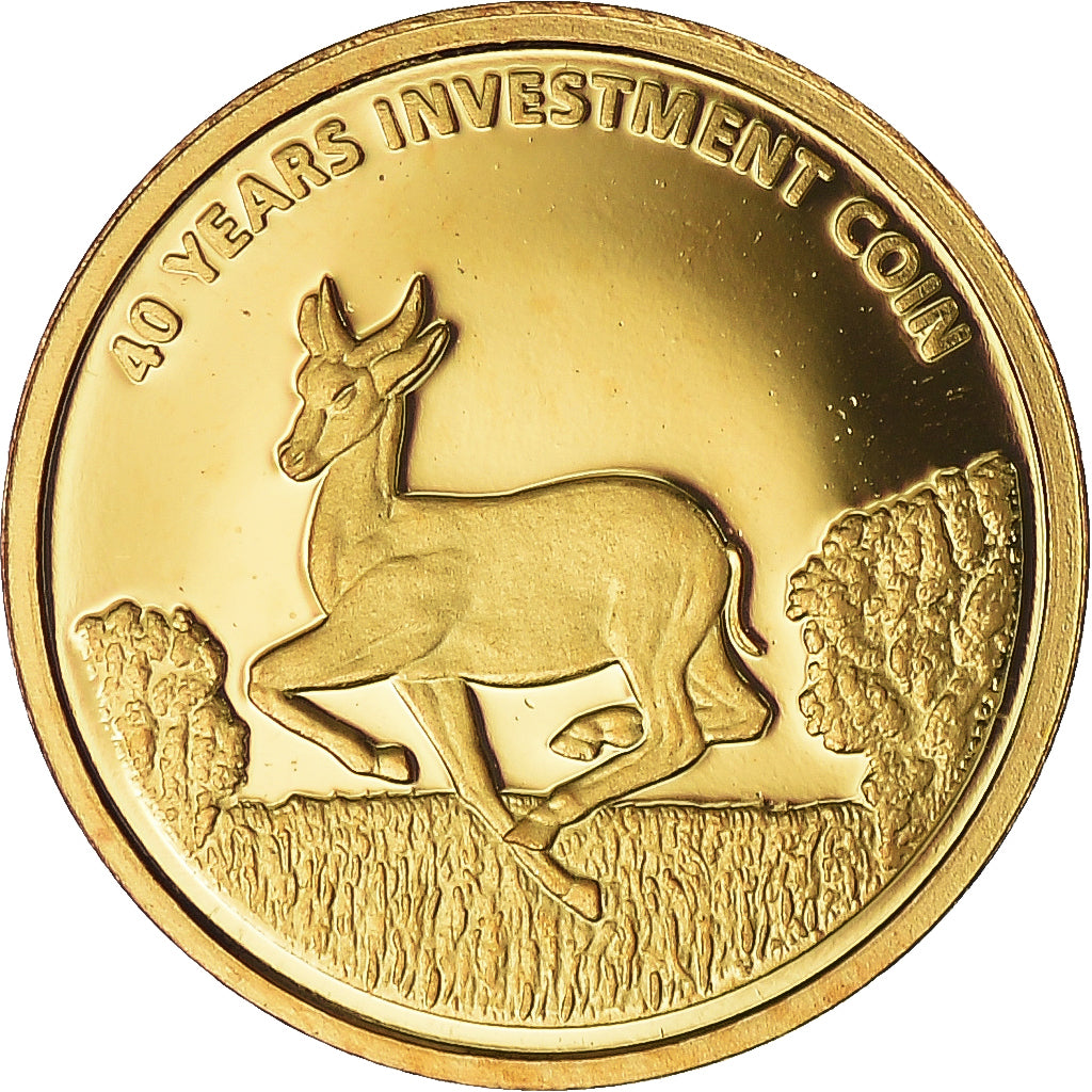 South Africa, Medal, Krüger, 40 years Investment Coin, MS(65-70), Gold