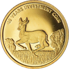Afrique du Sud, Médaille, Krüger, 40 years Investment Coin, FDC, Or