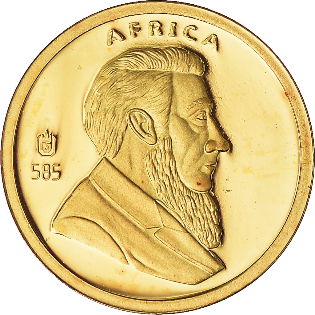 South Africa, Medal, Krüger, 40 years Investment Coin, MS(65-70), Gold