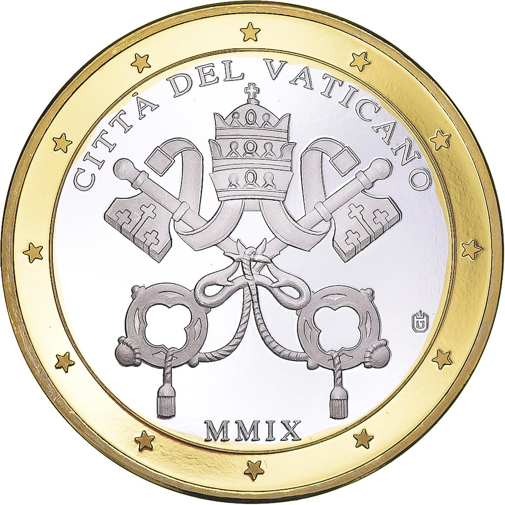 Vaticano, medalha, Jean-Paul II, Crenças e religiões, 2001, MS(65-70), Prata