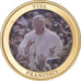 Vaticano, medalha, La Vie du Pape François, MS(63), Cobre Dourado