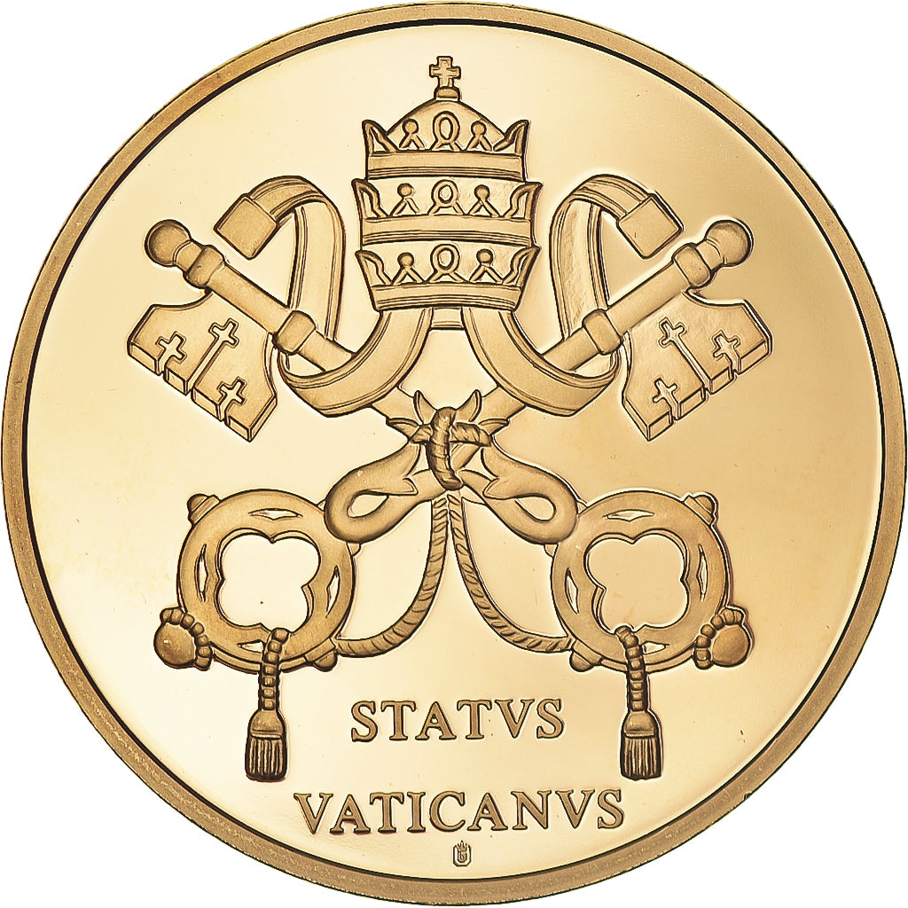 Vatican, Medal, La Vie du Pape François, MS(63), Copper Gilt