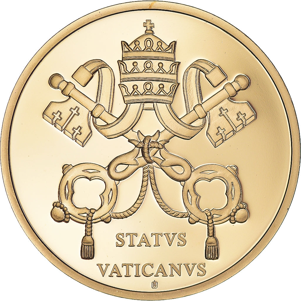 Vatican, Medal, La Vie du Pape François, MS(64), Copper Gilt