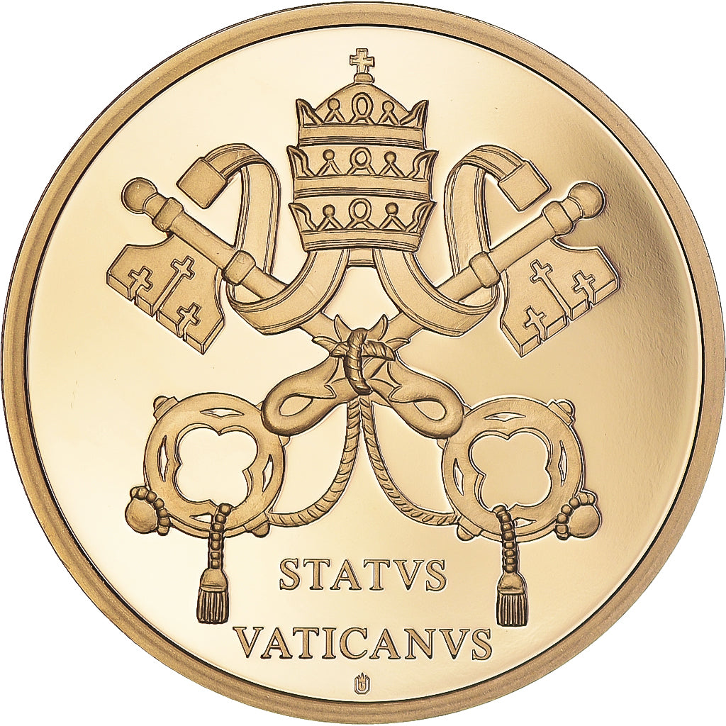 Vatican, Medal, La Vie du Pape François, MS(65-70), Copper Gilt