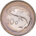 Münze, Malta, 10 Cents, 2005, VZ+, Kupfer-Nickel, KM:96