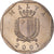 Münze, Malta, 50 Cents, 2001, UNZ+, Kupfer-Nickel, KM:98