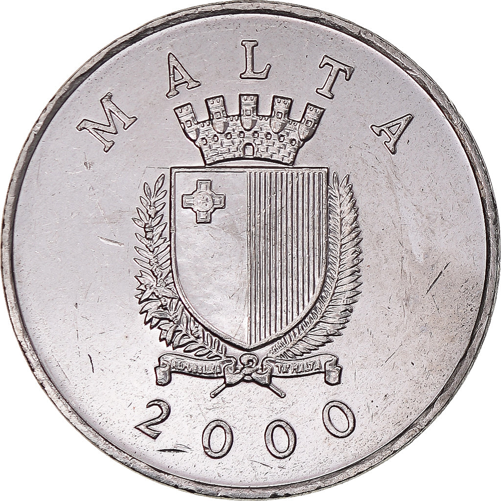 Monnaie, Malte, Lira, 2000, SUP+, Nickel, KM:99
