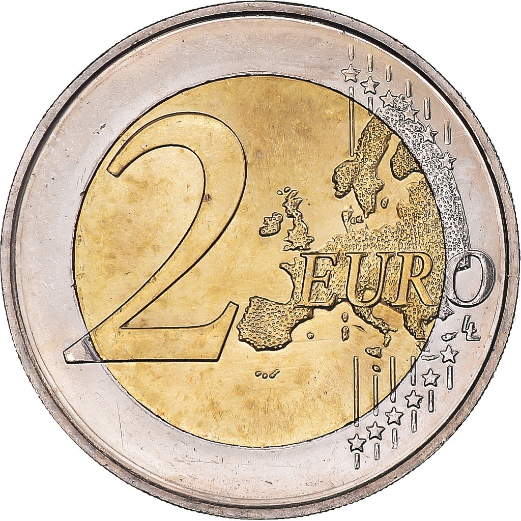 Slowakije, 2 Euro, 2009, Kremnica, Colourized, UNC-, Bi-Metallic, KM:102
