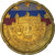 Slowakei, 20 Euro Cent, 2009, Kremnica, Colourized, UNZ+, Messing, KM:99