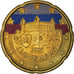 Slovakia, 20 Euro Cent, 2009, Kremnica, Colourized, MS(64), Brass, KM:99
