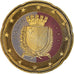 Malta, 20 Euro Cent, 2008, Paris, Colourized, UNC-, Tin, KM:129