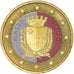 Malta, 10 Euro Cent, 2008, Paris, Colourized, MS(64), Brass, KM:128