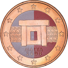 Malta, 5 Euro Cent, 2008, Paris, Colourized, MS(64), Copper Plated Steel, KM:127