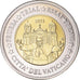 VATICAN CITY, 2 Euro, 2011, Fantasy coinage, MS(64), Bi-Metallic