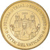 Vatican, 20 Euro Cent, 2011, unofficial private coin, MS(64), Brass