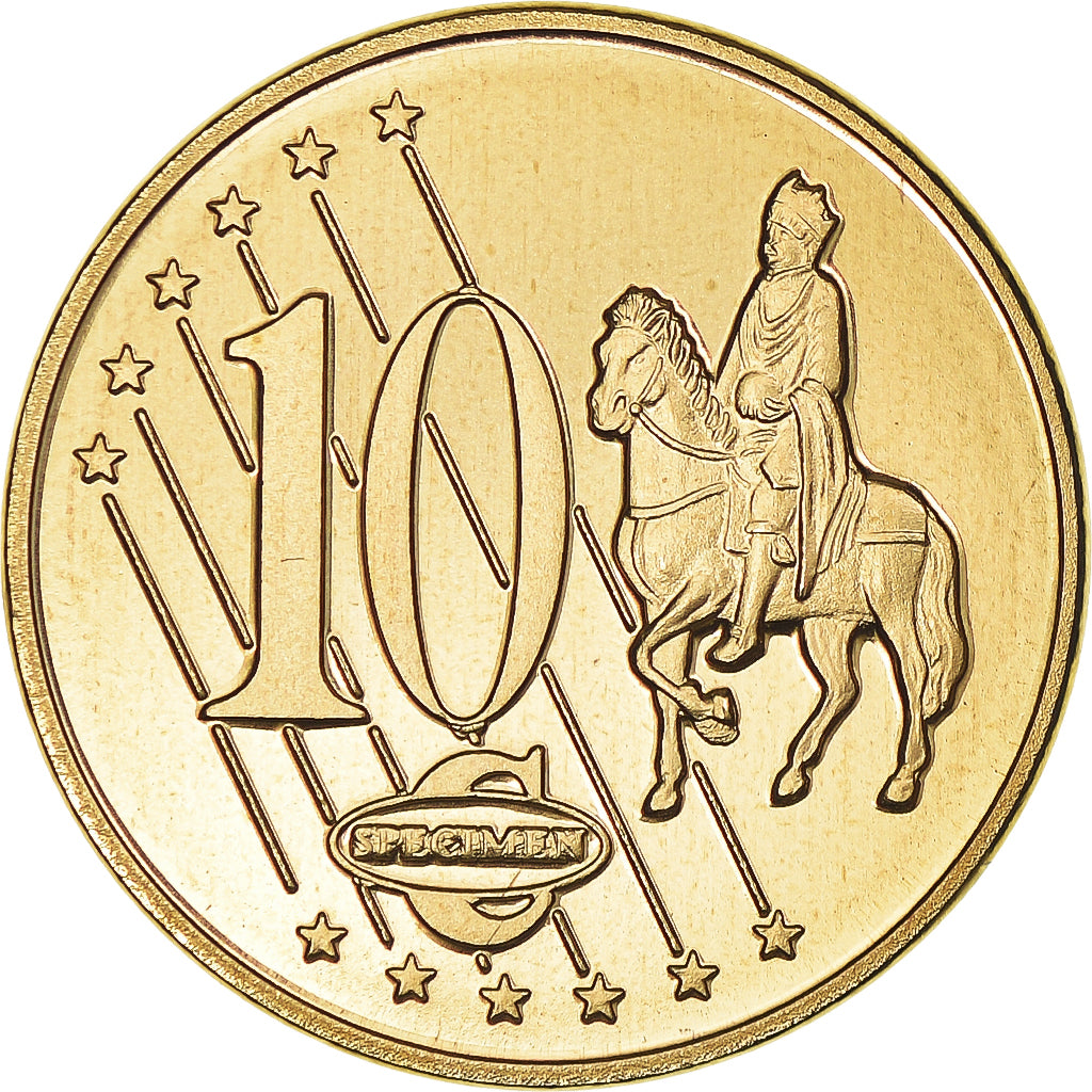 Vatican, 10 Euro Cent, 2011, unofficial private coin, MS(64), Brass