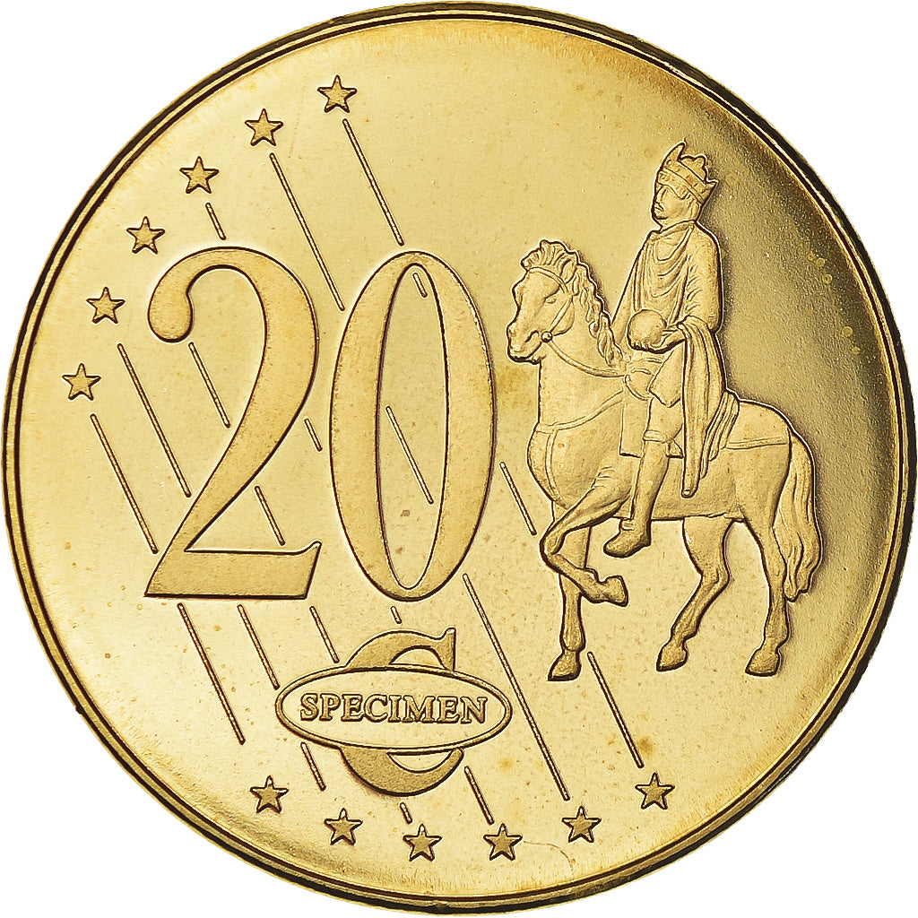 Vatican, 20 Euro Cent, 2006, unofficial private coin, MS(64), Brass