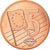 Vaticano, 5 Euro Cent, 2006, unofficial private coin, MS(64), Aço Cromado a