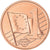 Vaticano, Euro Cent, 2006, unofficial private coin, MS(64), Aço Cromado a Cobre