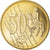 Vaticano, 50 Euro Cent, 2008, unofficial private coin, MS(64), Latão