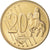 Watykan, 20 Euro Cent, 2008, unofficial private coin, MS(64), Mosiądz
