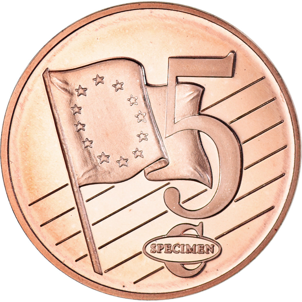 Vatikan, 5 Euro Cent, 2008, unofficial private coin, UNZ+, Copper Plated Steel
