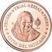 Vaticano, 2 Euro Cent, 2008, unofficial private coin, SC+, Cobre chapado en