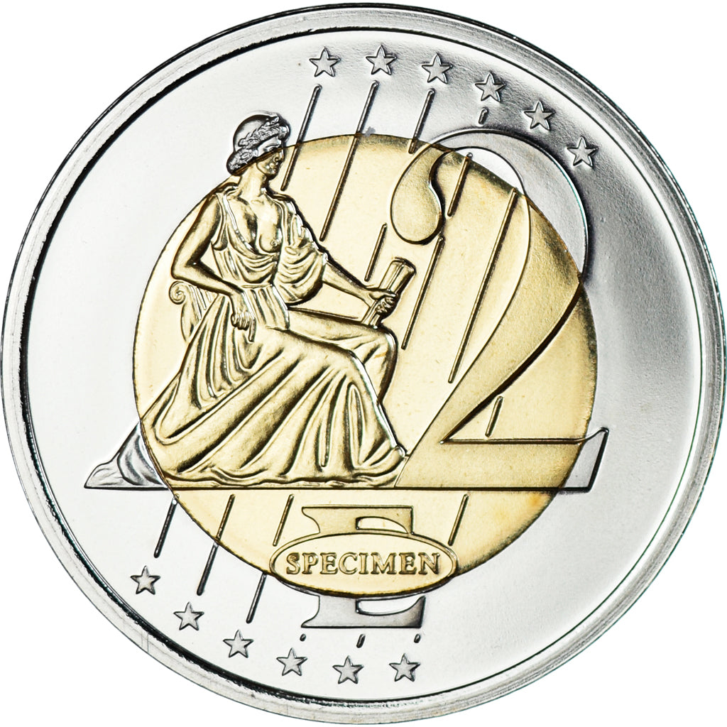 Vatican, 2 Euro, 2009, unofficial private coin, MS(65-70), Bi-Metallic
