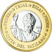 Vatican, Euro, 2009, unofficial private coin, MS(63), Bi-Metallic