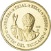 Vatican, 20 Euro Cent, 2009, unofficial private coin, MS(64), Brass