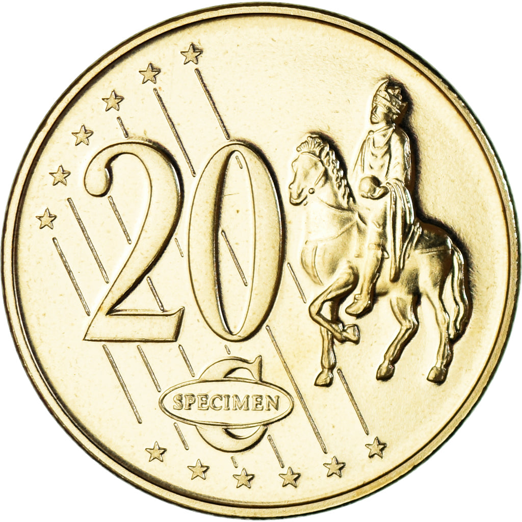 Vatican, 20 Euro Cent, 2009, unofficial private coin, MS(64), Brass