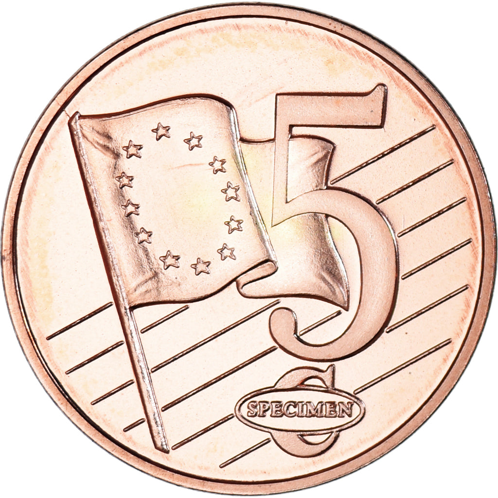 Vatican, 5 Euro Cent, 2009, unofficial private coin, MS(64), Copper Plated Steel