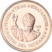Watykan, Euro Cent, 2009, unofficial private coin, MS(63), Miedź platerowana