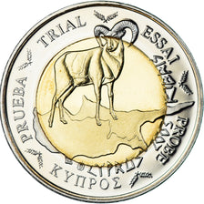 Cyprus, 2 Euro, 2003, unofficial private coin, MS(64), Bi-Metallic