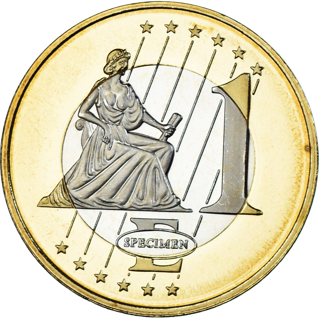 Cyprus, Euro, 2003, unofficial private coin, MS(64), Copper Plated Steel