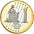 Cypr, Euro, 2003, unofficial private coin, MS(64), Miedź platerowana stalą
