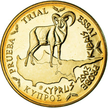 Cipro, 50 Euro Cent, 2003, unofficial private coin, SPL+, Ottone