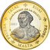 Malta, Euro, 2003, unofficial private coin, FDC, Bimetálico