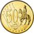 Malta, 50 Euro Cent, 2003, unofficial private coin, MS(63), Mosiądz