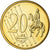 Malta, 20 Euro Cent, 2003, unofficial private coin, MS(64), Brass