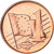 Malta, Euro Cent, 2003, unofficial private coin, MS(63), Cobre