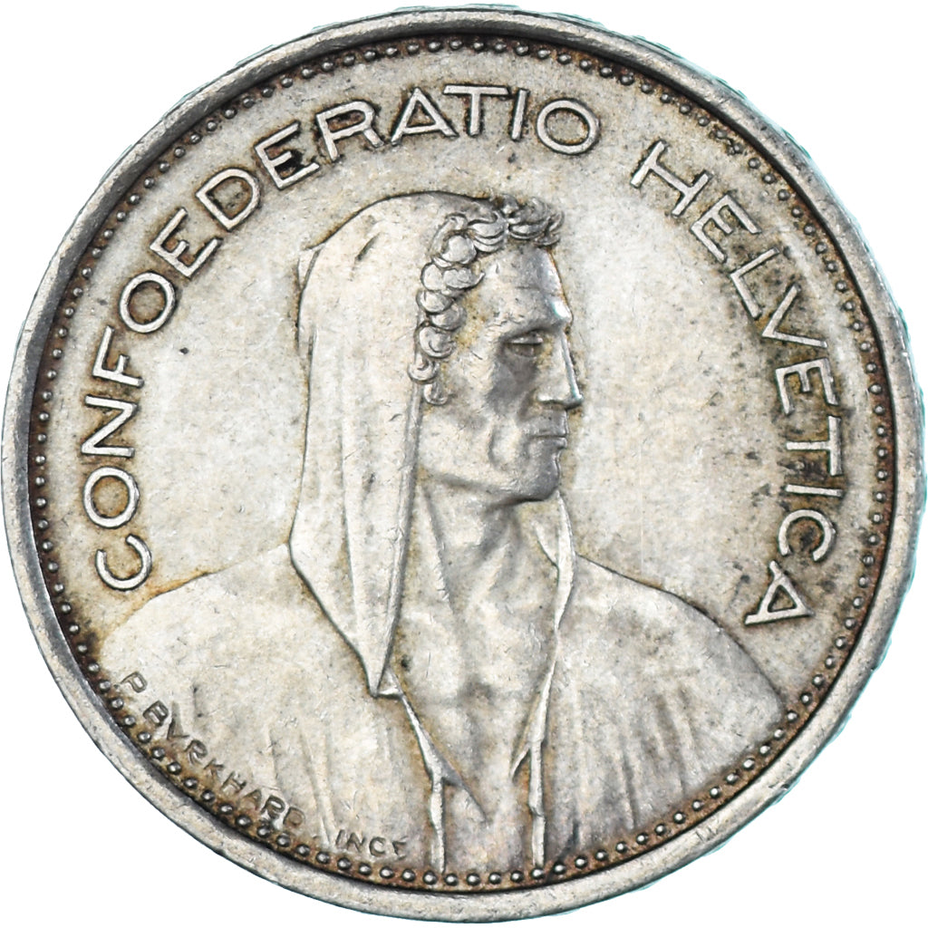 Coin, Switzerland, 5 Francs, 1969, Bern, AU(50-53), Silver, KM:40