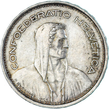 Coin, Switzerland, 5 Francs, 1969, Bern, AU(50-53), Silver, KM:40