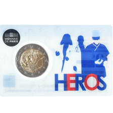 Francja, 2 Euro, Recherche Médicale, 2020, Recherche Médicale, HEROS