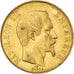 Munten, Frankrijk, Napoleon III, 50 Francs, 1857, Paris, ZF, Goud, KM:785.1
