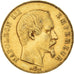 Munten, Frankrijk, Napoleon III, 50 Francs, 1857, Paris, ZF, Goud, KM:785.1
