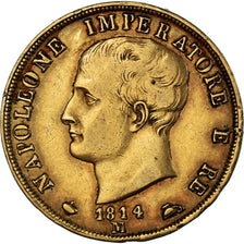 Coin, ITALIAN STATES, KINGDOM OF NAPOLEON, Napoleon I, 40 Lire, 1814, Milan