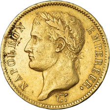 Munten, Frankrijk, Napoleon I, 40 Francs, 1811, Paris, FR+, Goud, KM:696.1