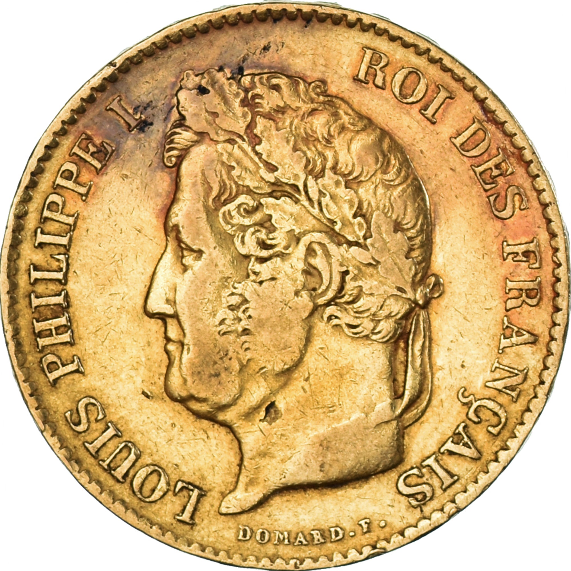 Moneda, Francia, Louis-Philippe, 40 Francs, 1834, Paris, BC+, Oro, KM:747.1